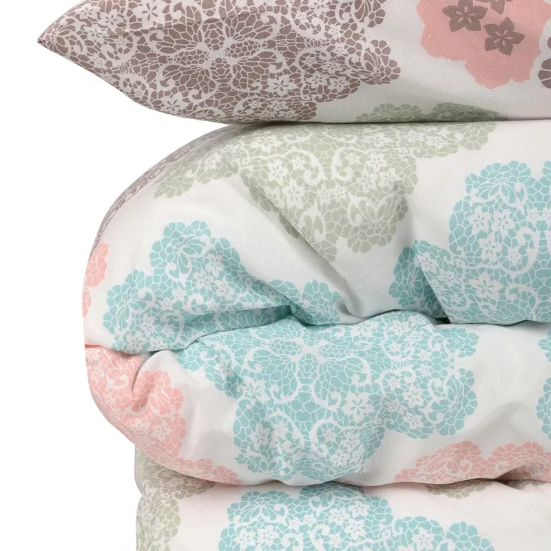 Lenjerie pat single, model elegant, 160x220 cm, o husa de perna [3]