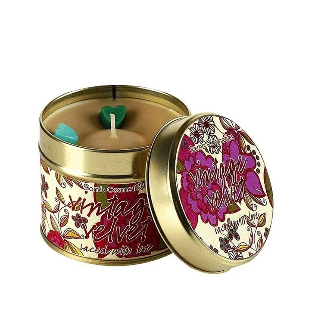 Bombe de Baie - Seturi Cadou - Lumanare parfumata, Vintage Velvet laced with love