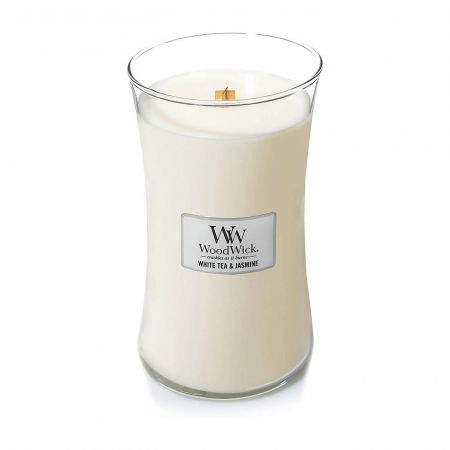 LUMANARE PARFUMATA WOODWICK  WHITE TEA & JASMINE [1]