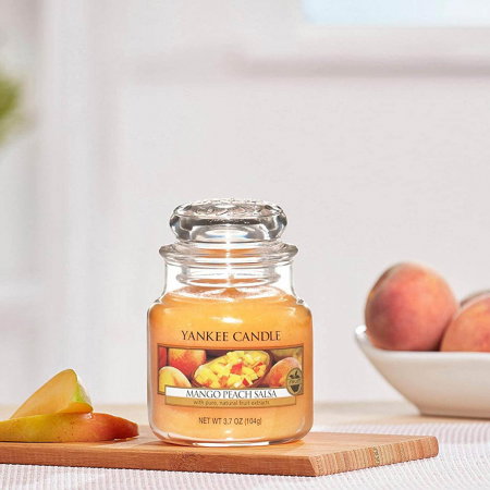 LUMANARE PARFUMATA YANKEE MANGO PEACH SALSA BORCAN MIC [0]