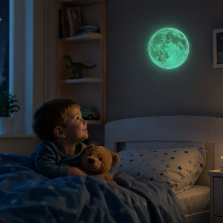 Cadouri pentru Iubita - Luna Magica Fosforescenta pentru Camera Copilului
