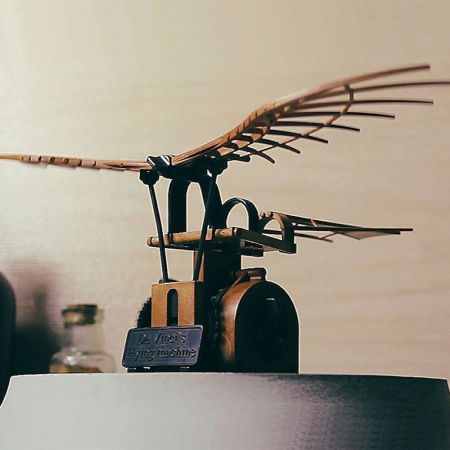 Cadouri pentru Bunici - Macheta Masina de Zburat DIY Colectia DaVinci