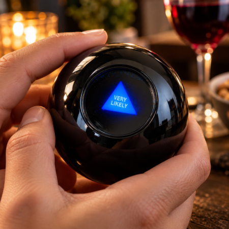 Cadouri Majorat - Magic 8 Ball 10CM Mingea adevarului