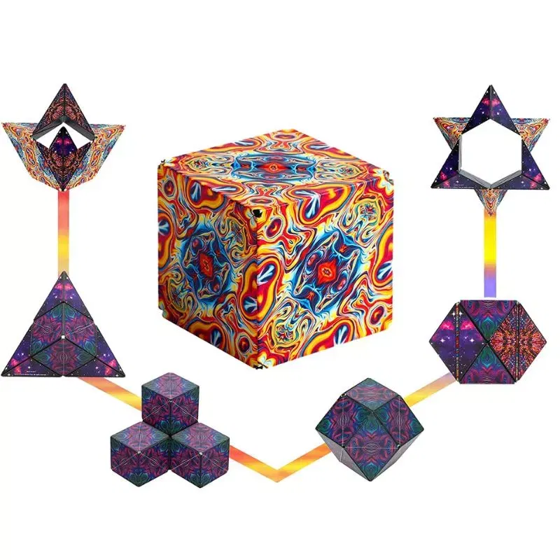 Puzzle 3D Magic Cub Magnetix cu peste 70 de forme [3]