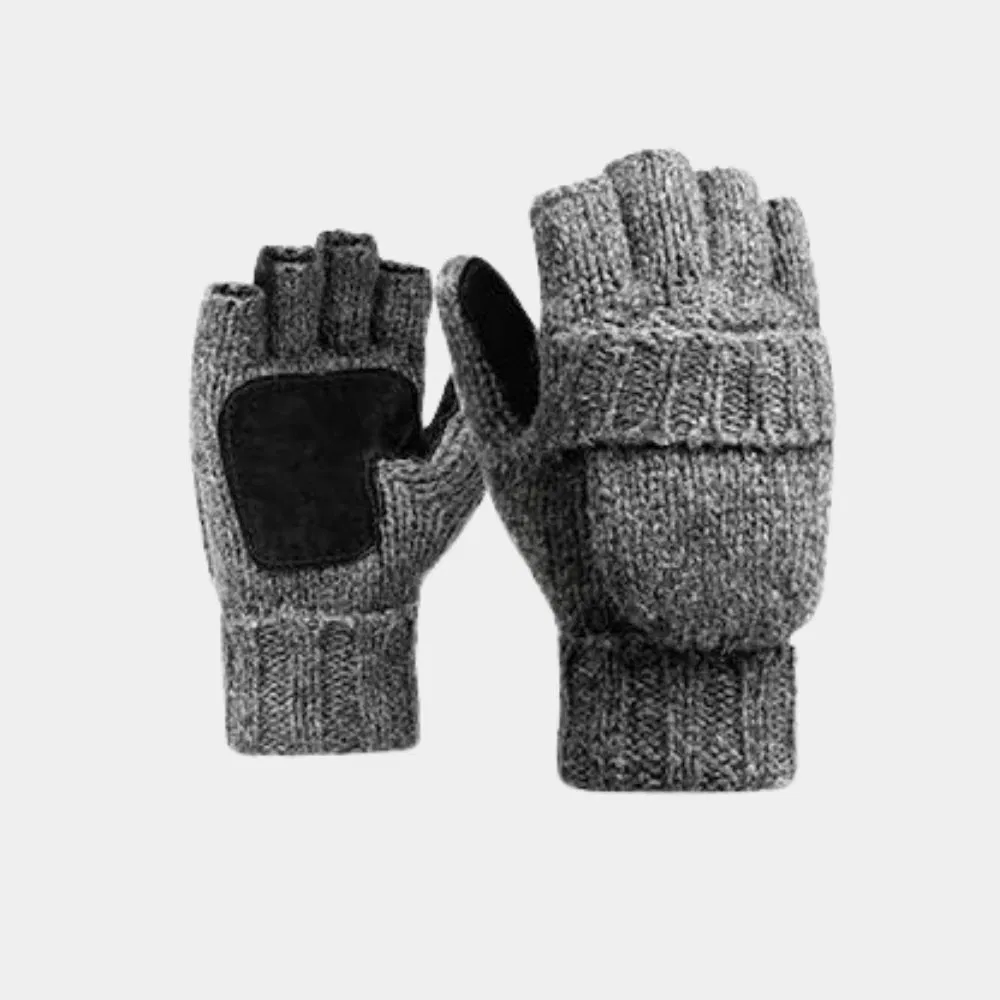 Manusi barbati, de iarna, din lana de Alpaca [4]