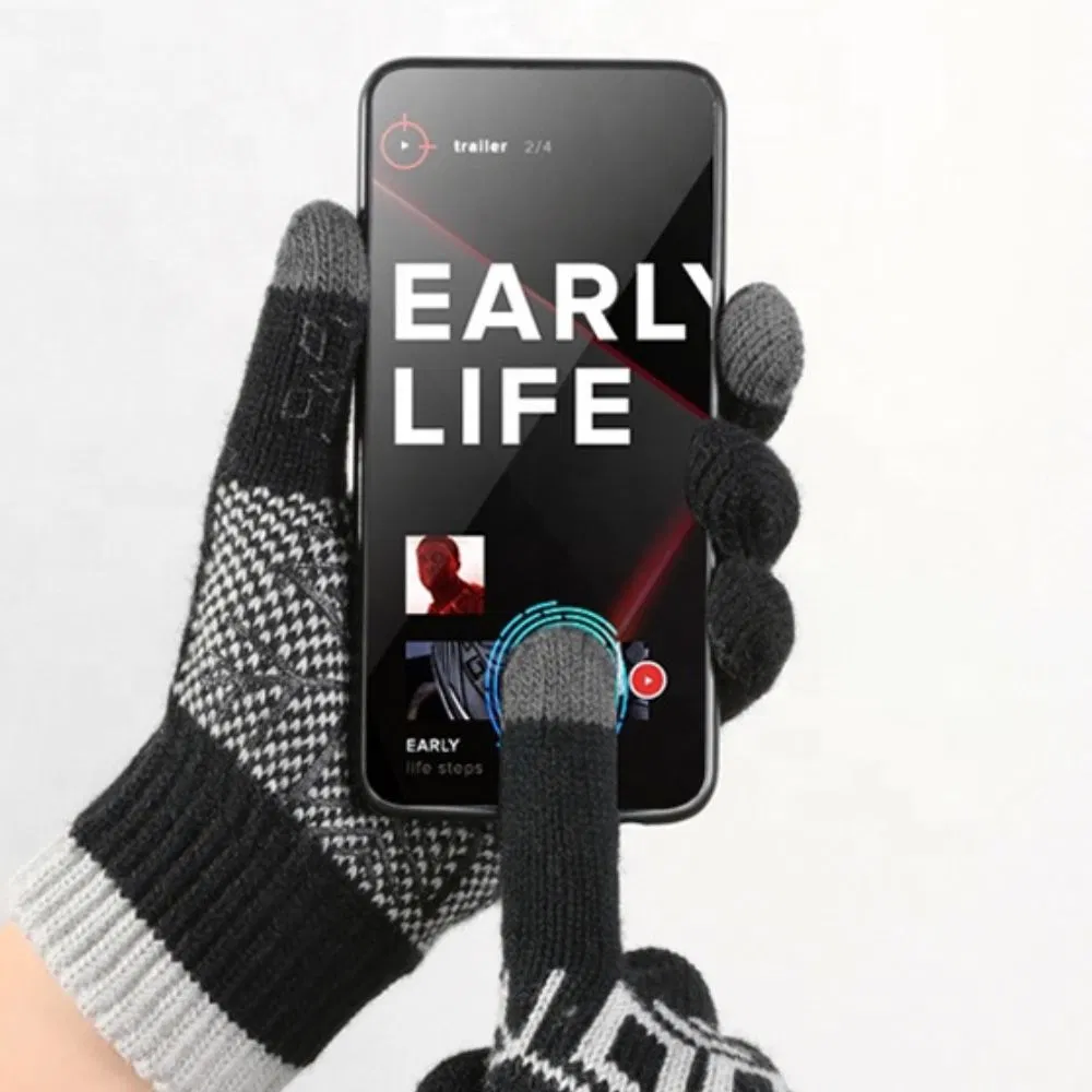 Manusi barbati iTouch screen sensitive, Rombo [13]