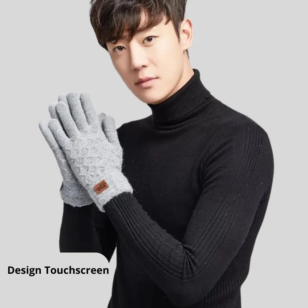 Manusi barbati iTouch screen sensitive, Tricot [7]