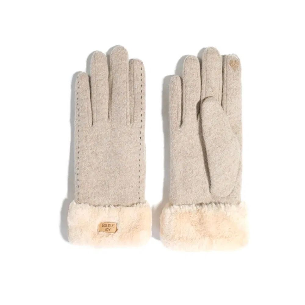 Manusi de dama touchscreen din Casmir 70% si cu blanita [8]