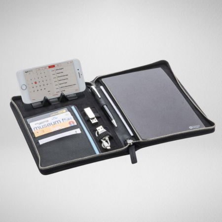 Mapa A5 cu fermoar si suport pentru telefon Swiss Peak Heritage [0]