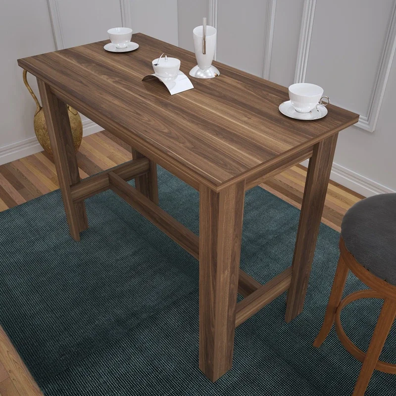 Masa Barra, nuc, 120 cm, structura solida, design clasic pentru dining [2]