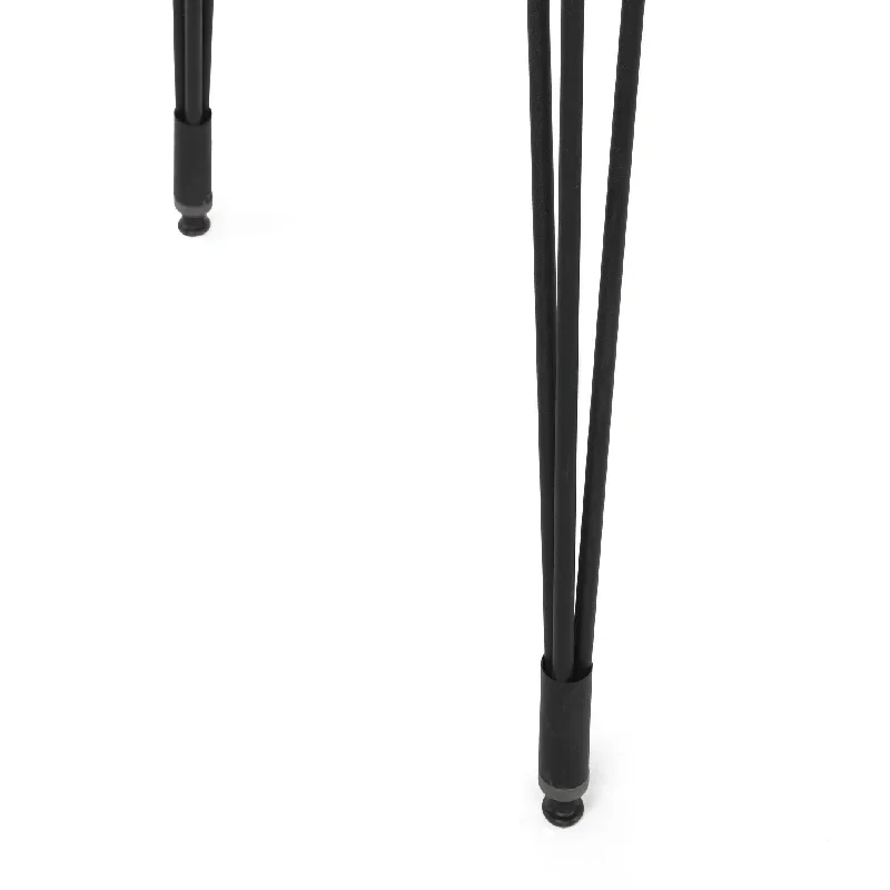 Masa de dining Lagos, gri, picioare metalice, 120x75 cm [3]