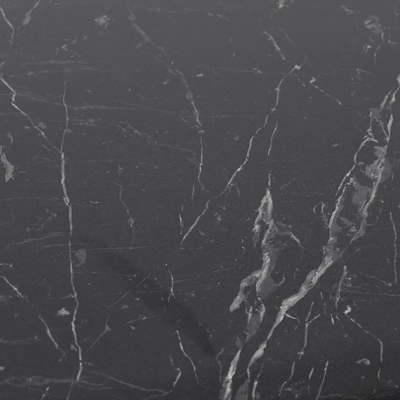 Masa de dining Lagos, neagra, picioare metalice, 120x75 cm [3]