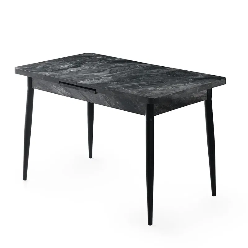 Masa extensibila Ay, antracit, picioare metalice, 120x75 cm [3]