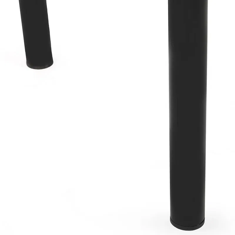 Masa extensibila Polo, negru, picioare metalice, 110x75 cm [7]