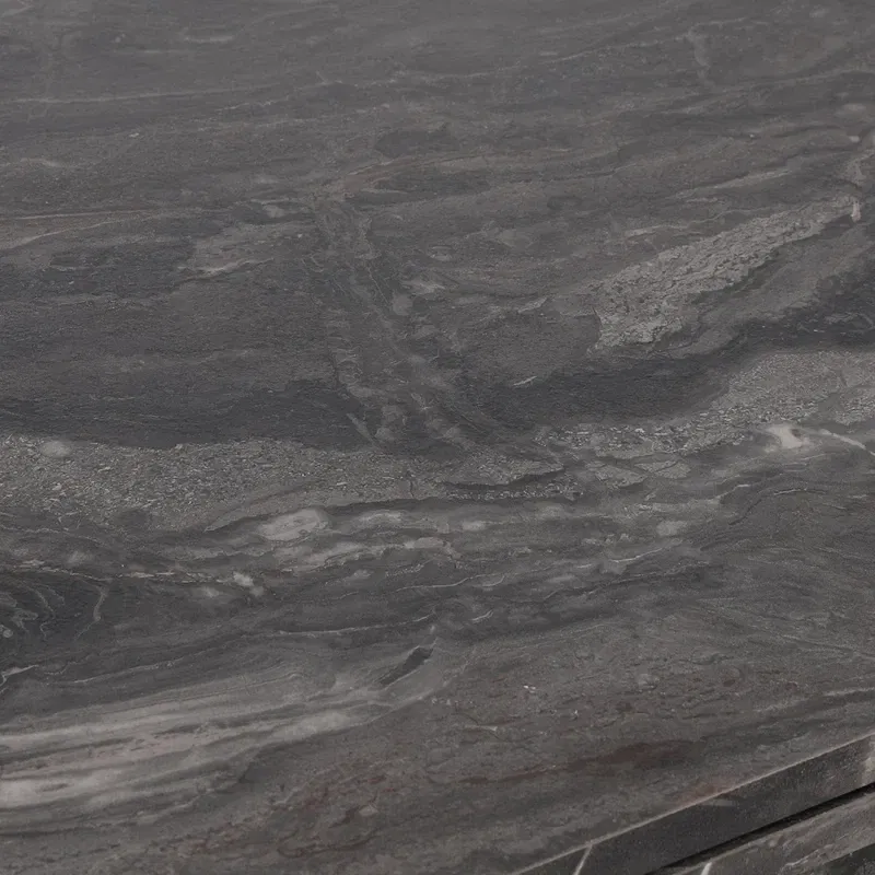 Masa extensibila Polo, negru, picioare metalice, 110x75 cm [4]