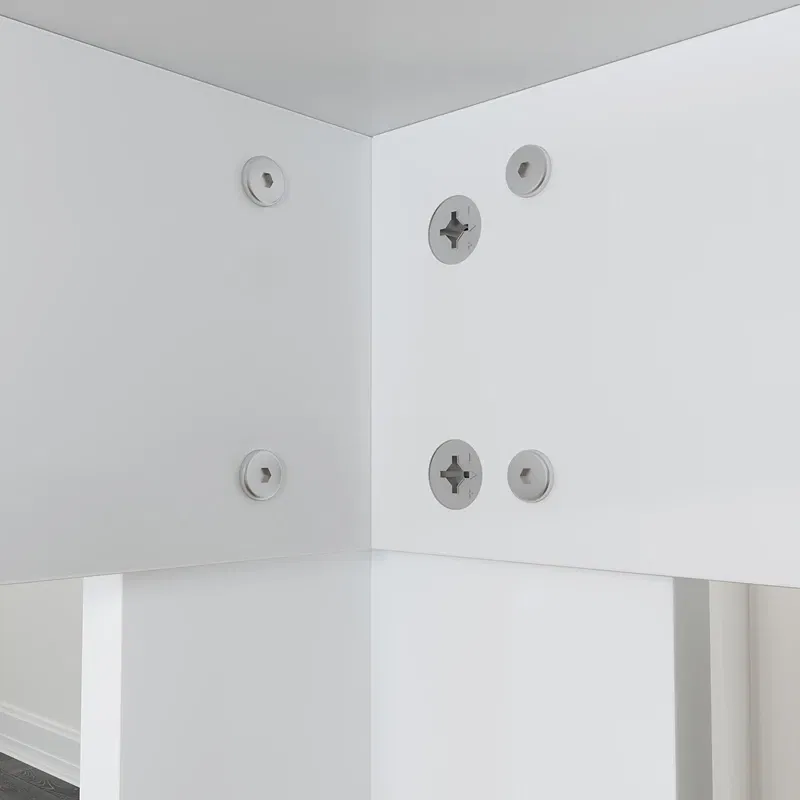 Masa Single 120, alb lucios, 120 cm, design elegant pentru dining [3]