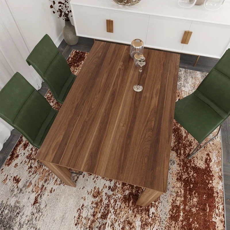 Masa Single 120, nuc, 120 cm, structura solida, stil clasic pentru dining [2]