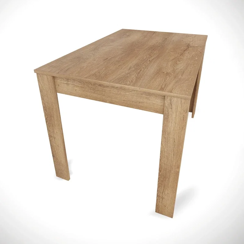 Masa Single 120, stejar caucazian, 120 cm, structura solida, stil clasic [4]