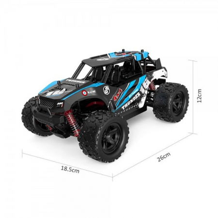Masina cu Telecomanda Linxtech Thunder 4X4, 36Km/h, Albastru [6]
