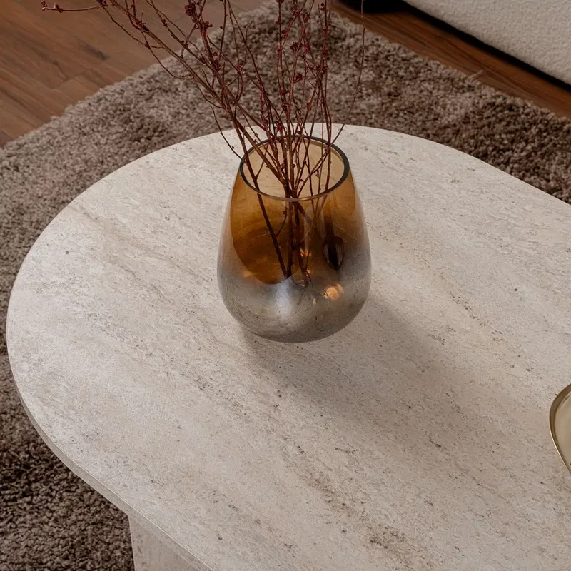 Masuta cafea travertin eleganta Sable 119x39.8 cm [6]