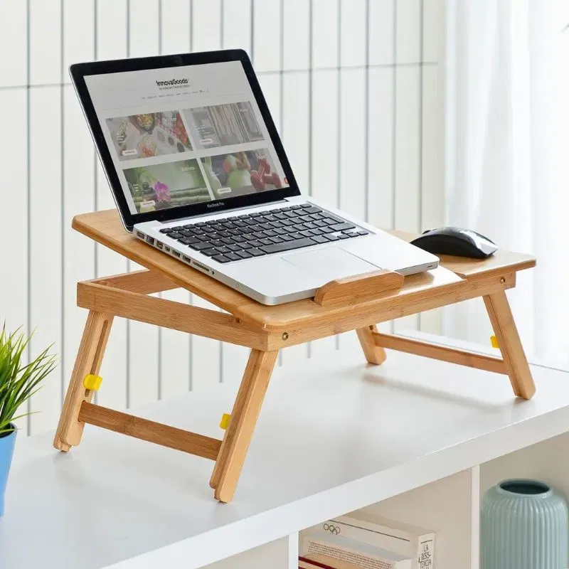 Masuta laptop LapWood din bambus [0]