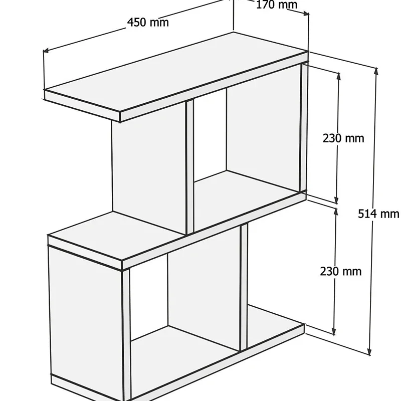 Masuta laterala Zet, design compact, finisaj travertin, multifunctionala, 45 cm [3]