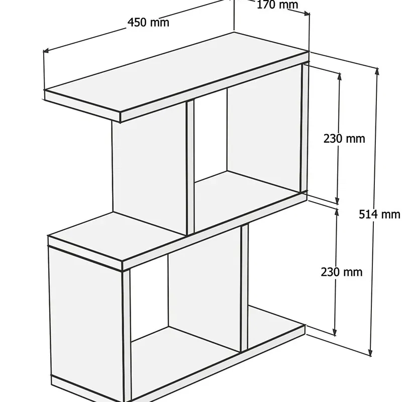 Masuta laterala Zet, design modern, finisaj marmura freesia, multifunctionala, 45 cm [4]