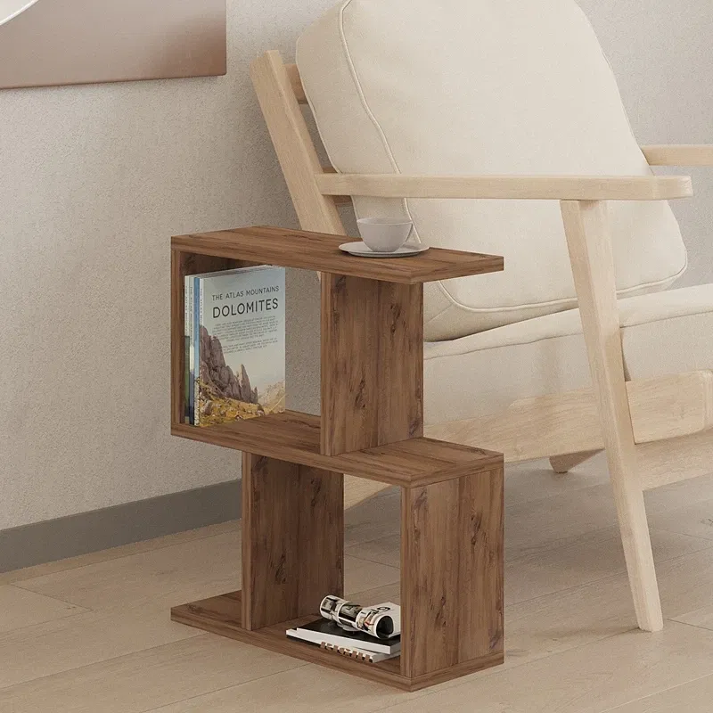 Masuta multifunctionala Zet, stejar atlantic, design modern, 51,4 cm [2]