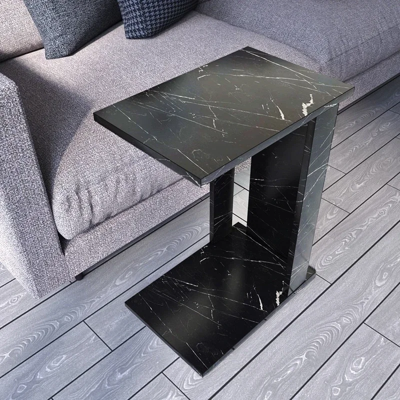 Masuta Pasific C, negru-alb, 61 cm, stil modern, ideala pentru living [2]
