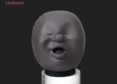 Minge antistres cu fata umana [3]