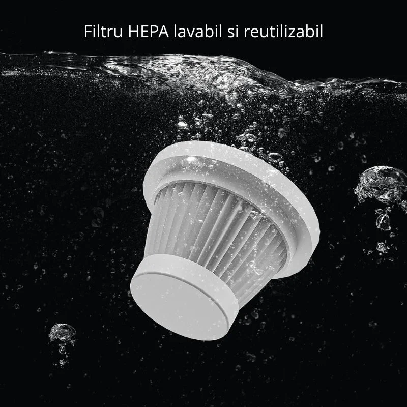 Mini aspirator auto portabil 45W [7]