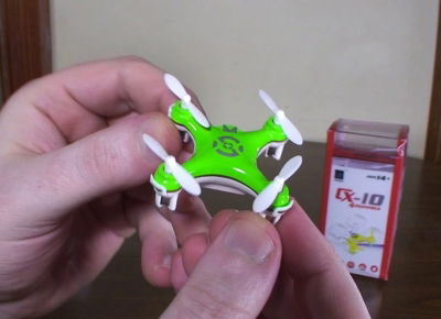 Mini Drona Cheerson CX-10 Verde [4]