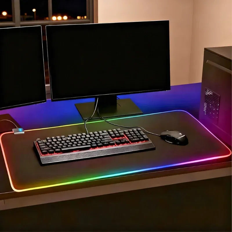 Cele mai noi - Mouse pad gaming RGB XXL cu iluminare LED