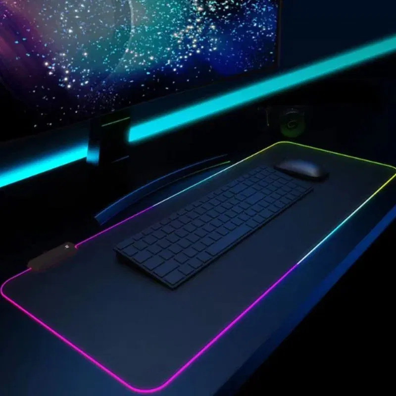 Mouse pad gaming RGB XXL cu iluminare LED [1]