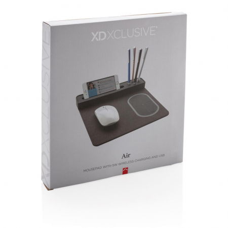 Mousepad cu incarcare wireless 5W si USB [9]