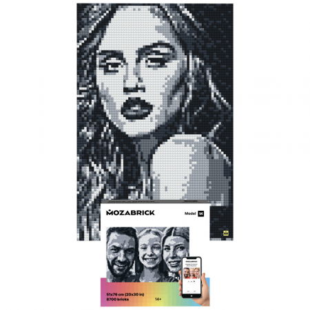 Mozabrick - Tablou lego personalizat DIY, 51cm x 76cm [12]