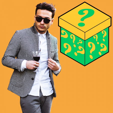 Cadouri Ziua Indragostitilor - Mystery BOX Pentru iubitul Cunoscator de vin