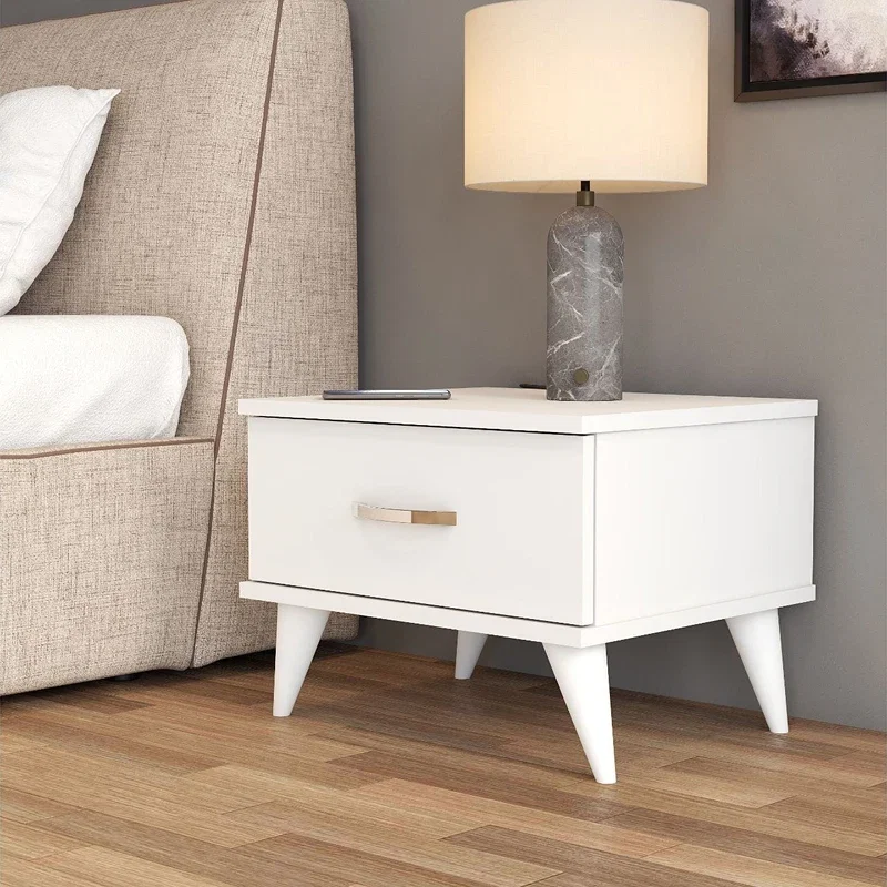 Noptiera alba, design minimalist, un sertar spatios [2]