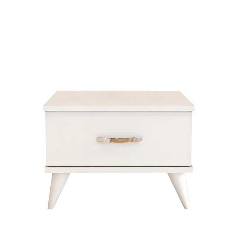 Noptiera alba, design minimalist, un sertar spatios [5]