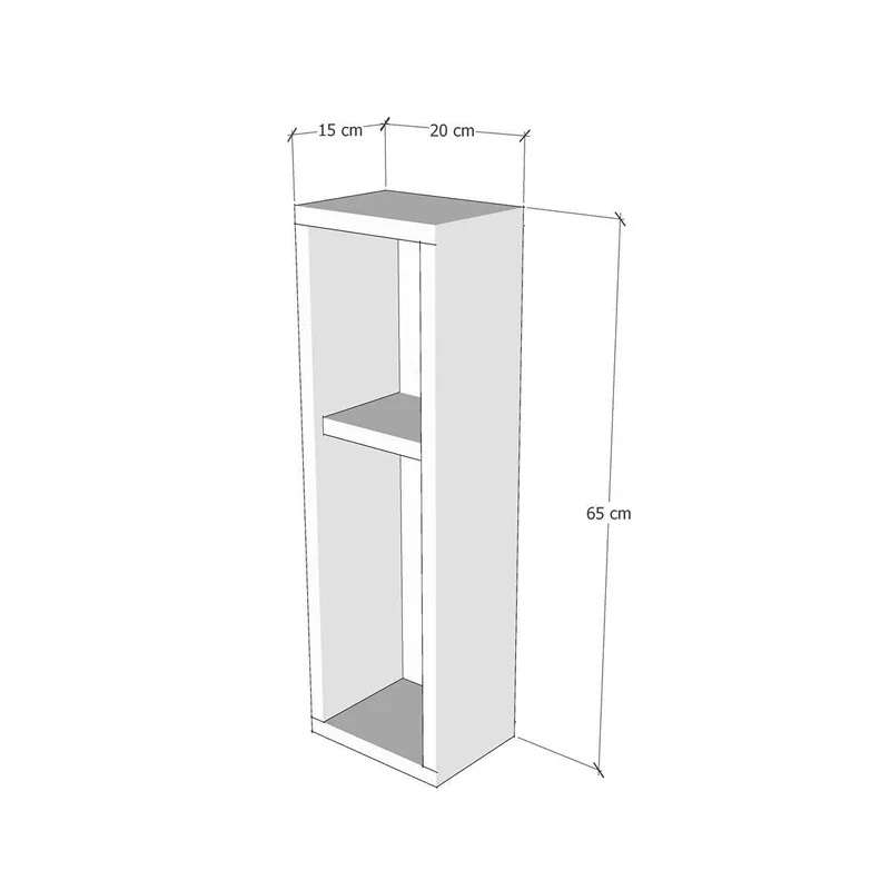 Noptiera Turra Pin cu rafturi si stil minimalist pentru dormitor [2]