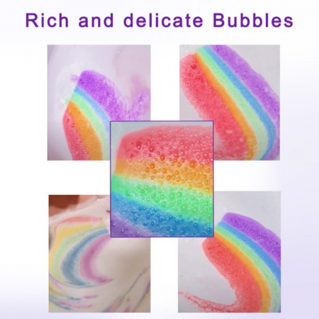 Nor efervescent de baie, cu efect de curcubeu [6]