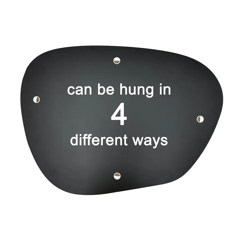 Oglinda Amorphous transparenta, design curbat, eleganta minimalista [6]