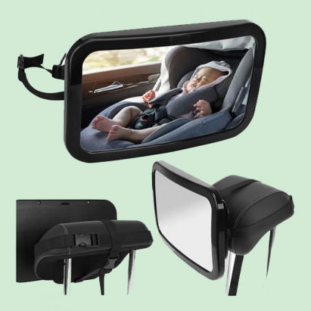 Oglinda auto bebelusi pentru supraveghere scaun spate [0]
