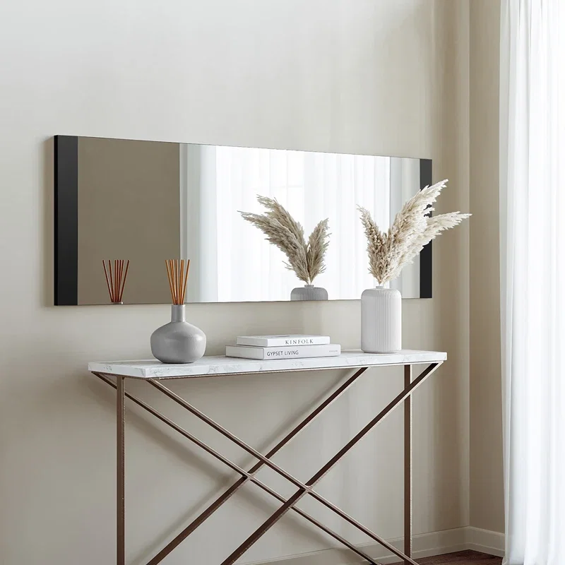 Oglinda Basic cu rama neagra, rectangulara, ajustabila orizontal si vertical [1]