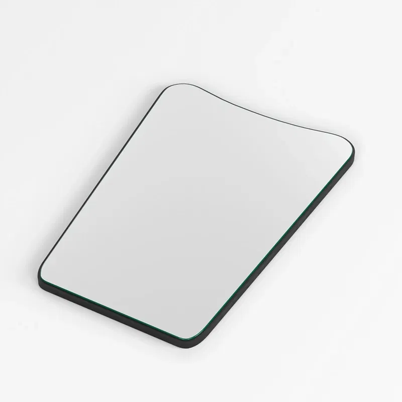 Oglinda Bella Donna cu rama neagra, contur ondulat, stil modern [4]