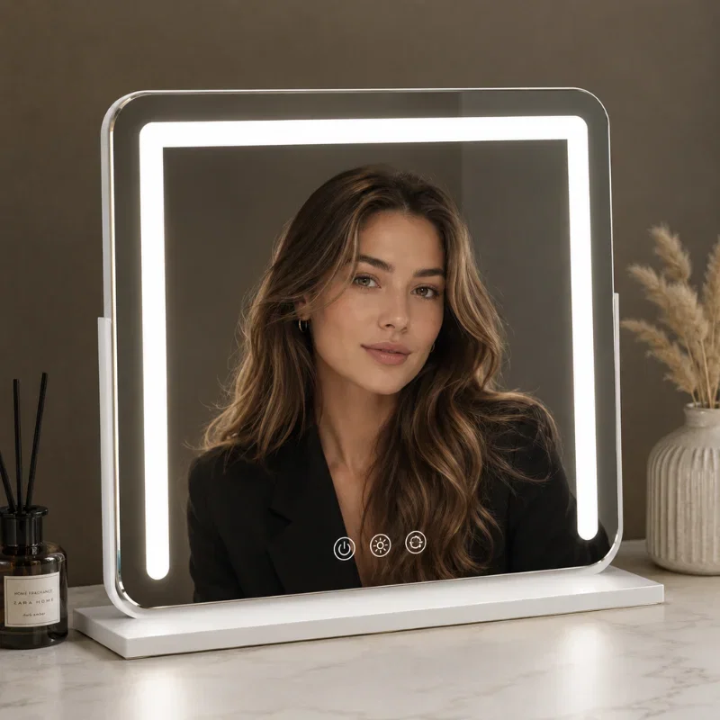 Cadouri Majorat - Oglinda de Machiaj Glamour cu LED