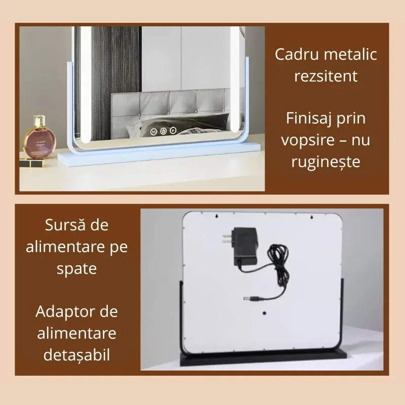 Oglinda de Machiaj Glamour cu LED [11]