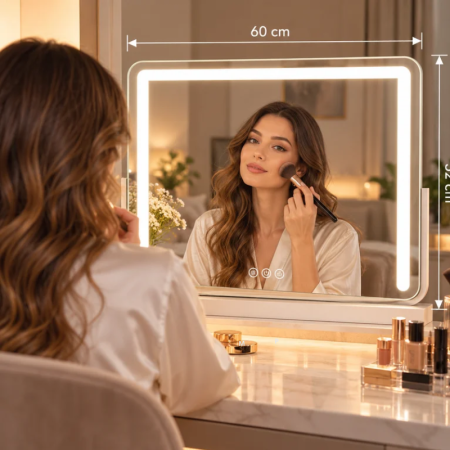 Oglinda de Machiaj Glamour cu LED 60x52cm [1]
