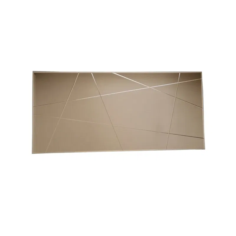 Oglinda dreptunghiulara mare cu rama bronz, moderna si ajustabila [4]