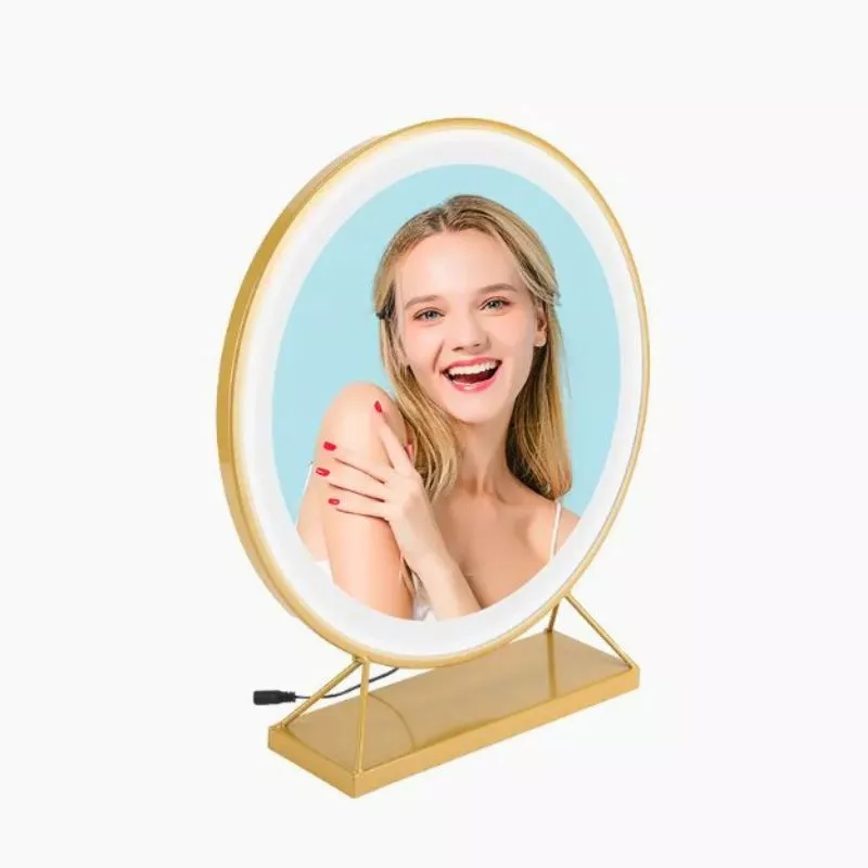 Oglinda LED rotunda Golden Glam [6]